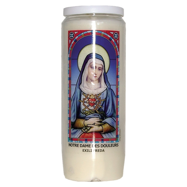 Neuvaine vitrail : Notre Dame des douleurs - Exili Freda