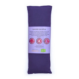 Coussin pour les yeux Lavande Bio violet foncé -- 140 g； 22x8 cm