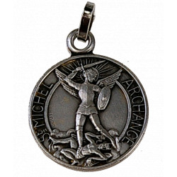 Médaille St Michel - Métal Argenté
