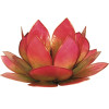 Photophore lotus - coloris vert et rose