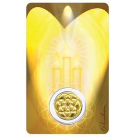 Médaille sur carte Archange Tsaphkiel