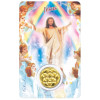 Médaille sur carte Jésus