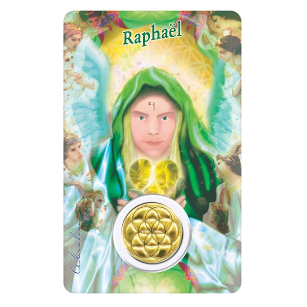 Médaille sur carte Guérison