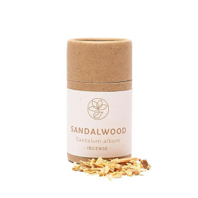 Encens à base d'herbe bois de Santal blanc -- 9 g