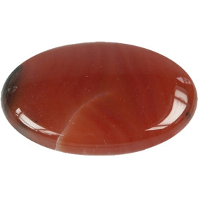 Galet Cornaline  Chauffée - Pièce de 3 x 4.5 cm