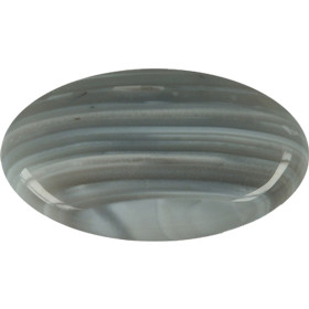 Galet Agate Rubanée - Pièce de 3 x 4.5 cm