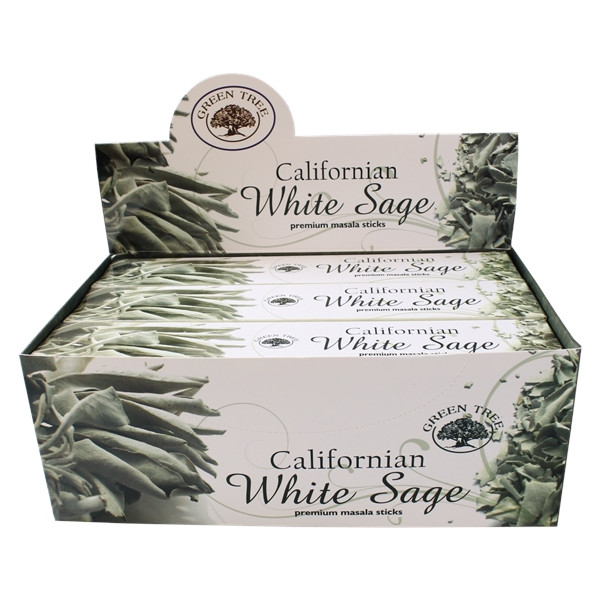 Encens Green Tree Sauge Blanche - 15 grs