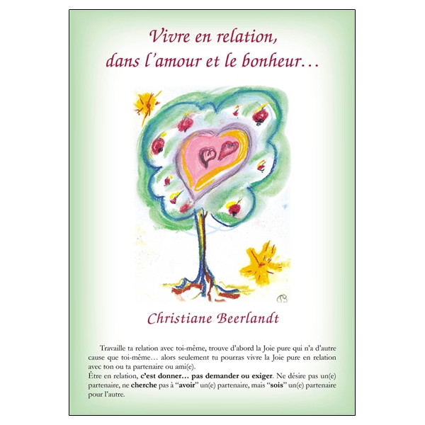 Vivre en relation, dans l'amour et le bonheur - Carte A5