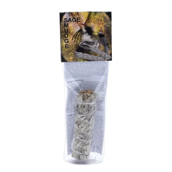Sauge blanche Smudge M -- ±60-80g； ±16x4cm