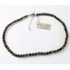 Collier Oeil de Tigre Perles rondes 6 mm