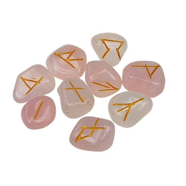Runes en Quartz Rose